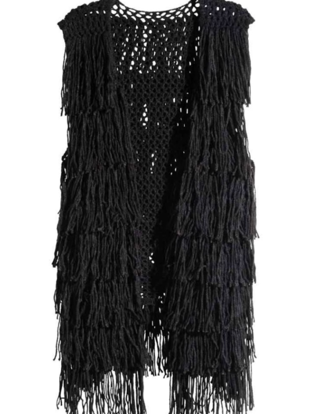 FABULOUS long shaggy vest. M-L